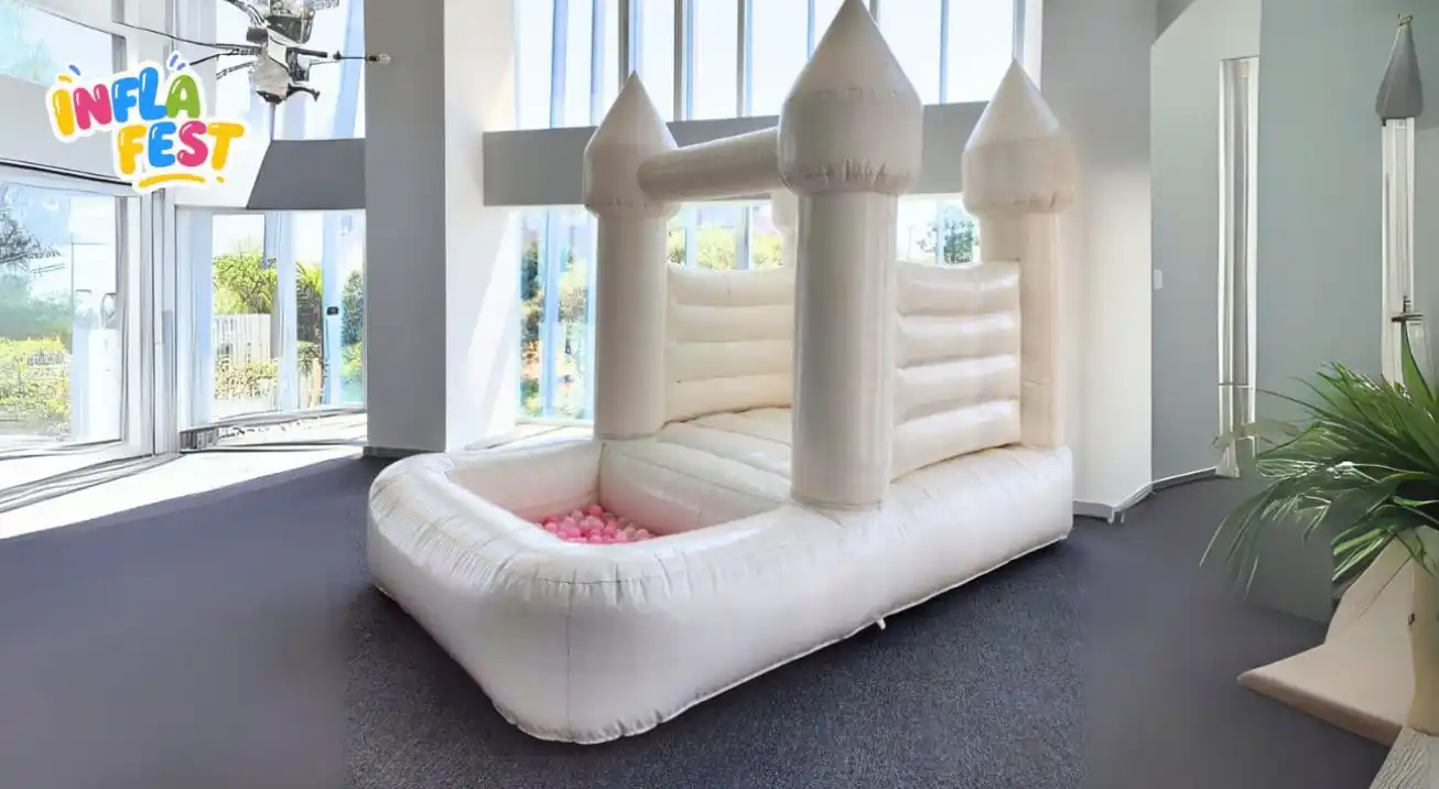 mini castillo blanco