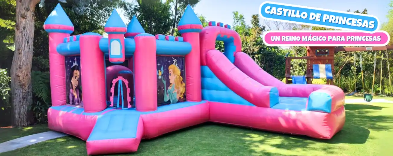 renta-de-inflable-de-princesas Super Castillo de Princesas