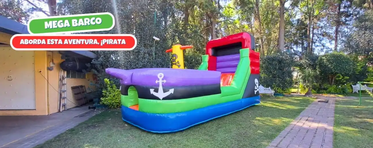 inflable barco pirata