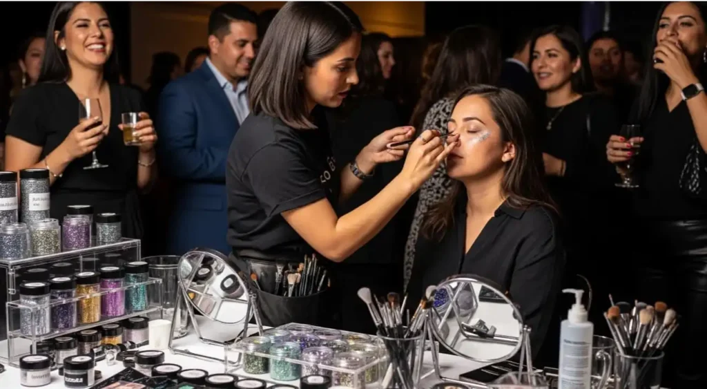 glitter bar para fiestas 