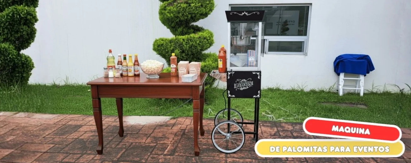 renta de maquina de palomitas
