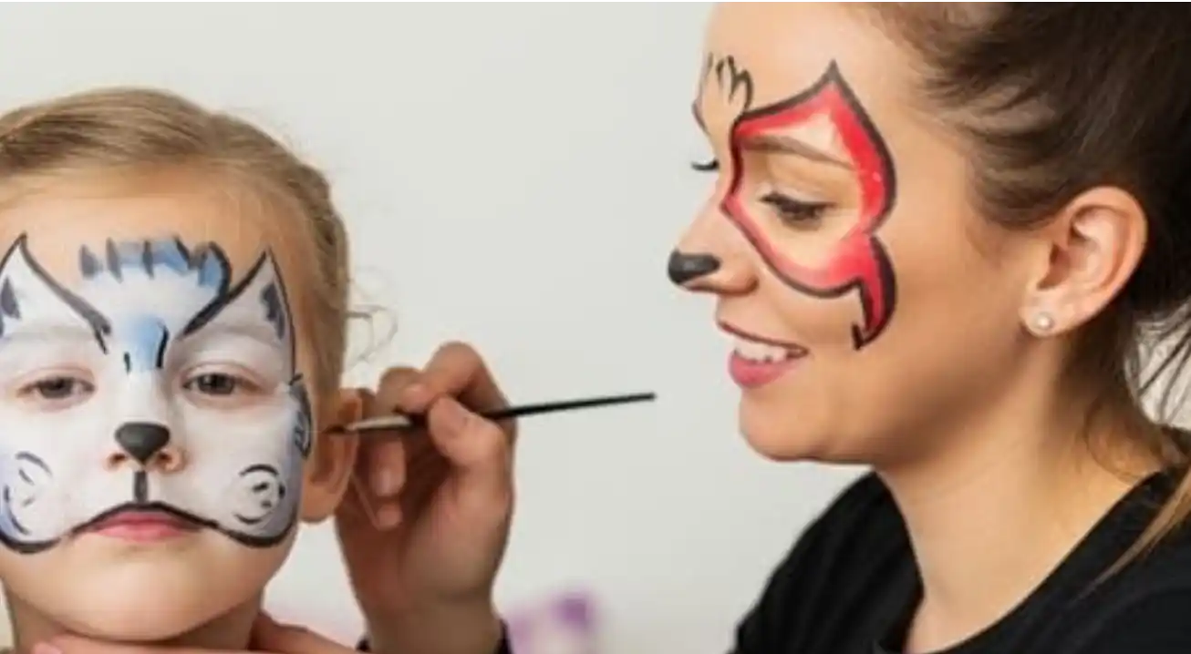 Pintacaritas de niños