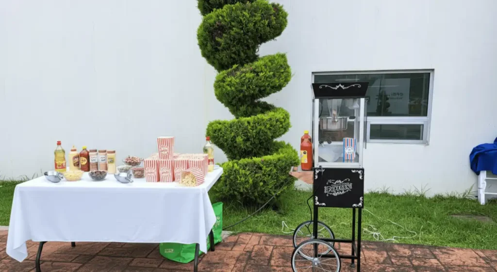 maquina de palomitas para eventos